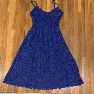 Atulewhi | Women’s Elegant Blue Lace Dress